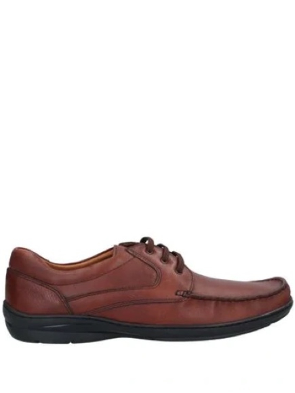 Braking by Loncar Italian Leather Men’s Shoes Brown Lace Up Size 44 (US 10) New